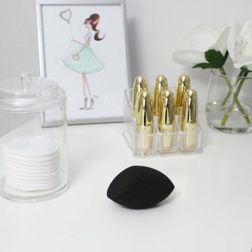 Black Contouring Makeup Sponge Set - 2pc