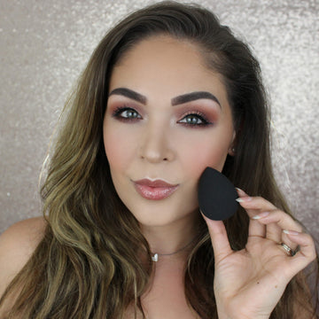 Black Teardrop Makeup Sponge Set  - 4pc