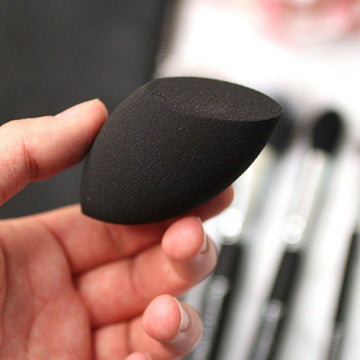 Black Contouring Makeup Sponge Set - 2pc