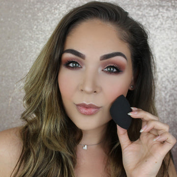 Black Contouring Makeup Sponge Set - 2pc