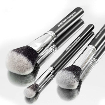 Pro Powder Makeup Brush Set with Case