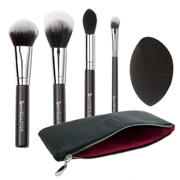 pro Contour & Highlighting Makeup Brush Set with Case