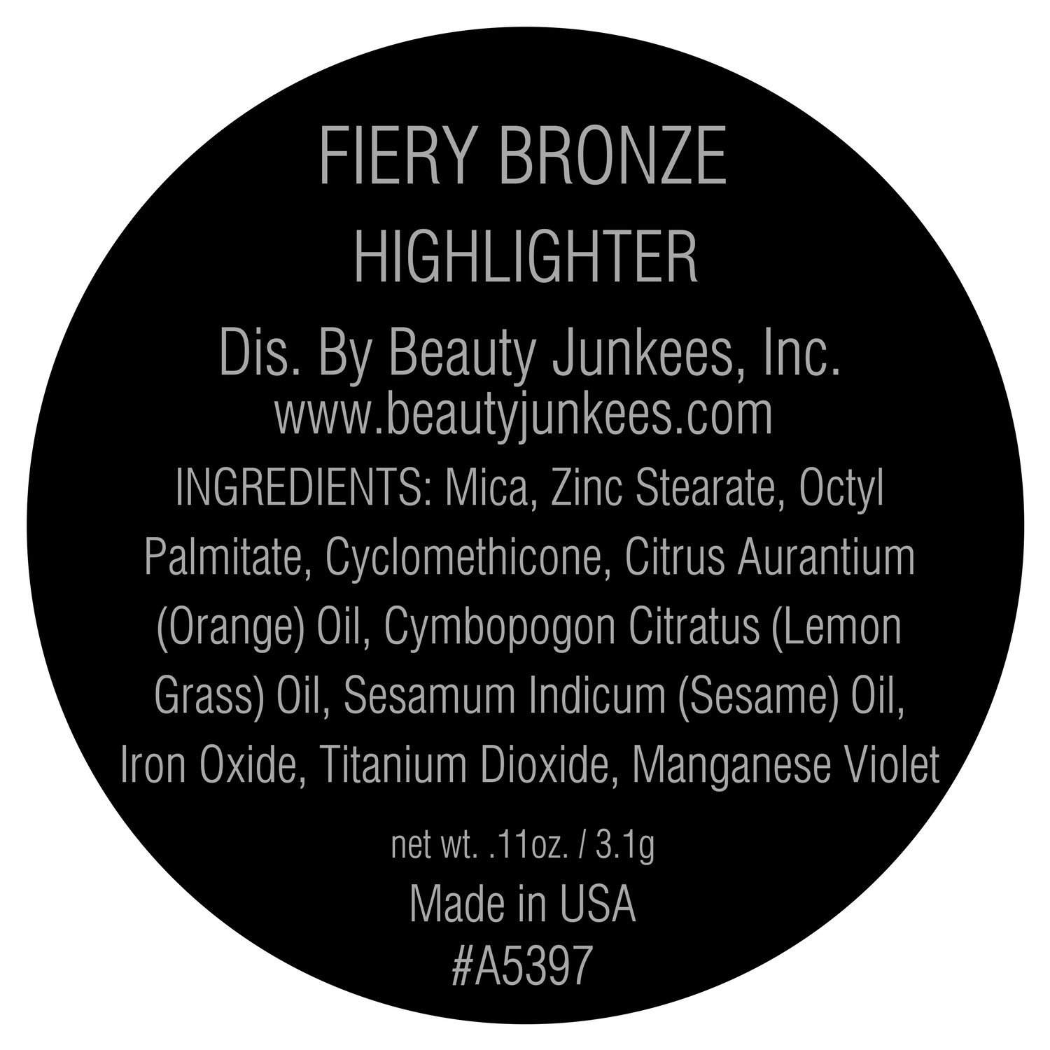 Fiery Bronze Powder Highlighter Pan