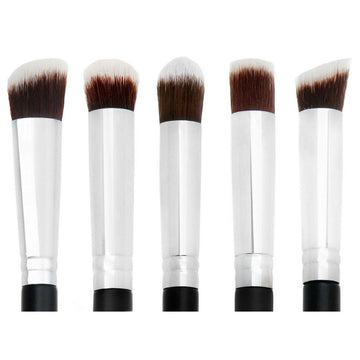 mini Kabuki Makeup Brush Set with Case