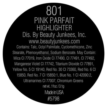 Pink Parfait Powder Highlighter Pan